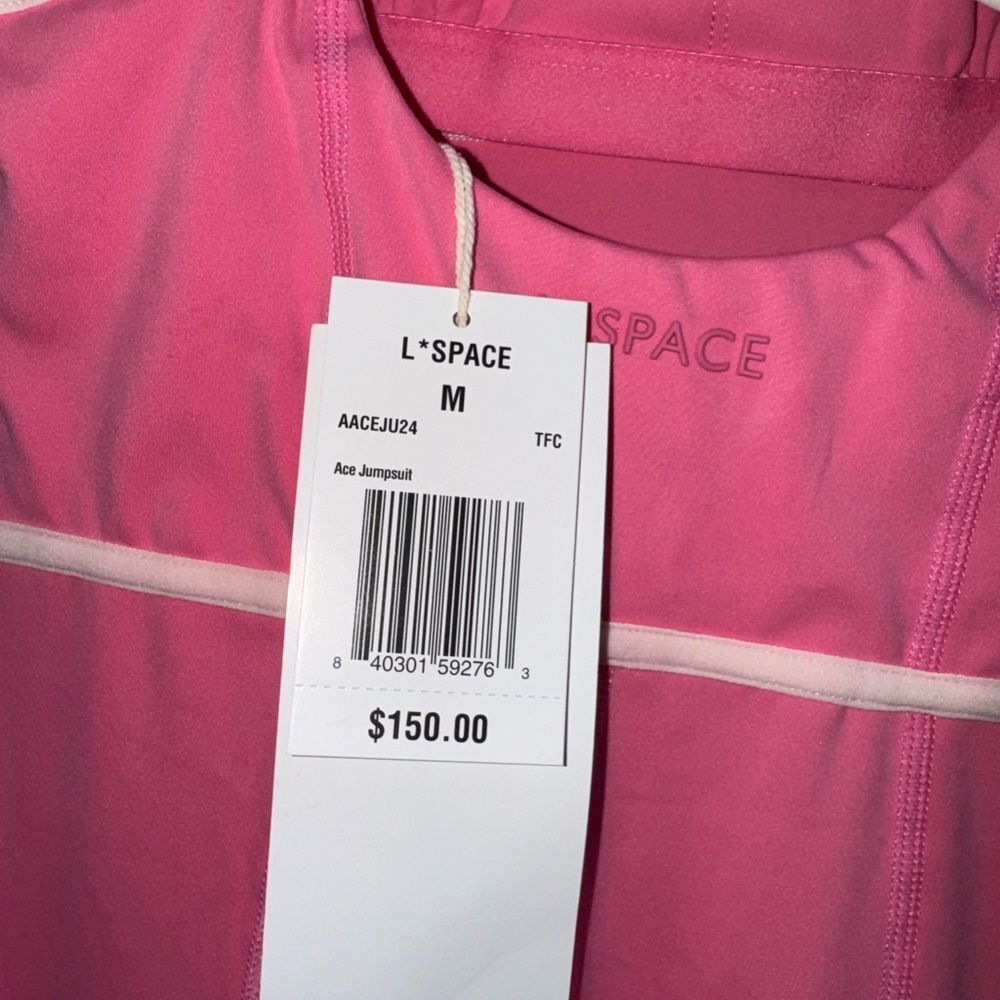 L*Space Pink Ace Jumpsuit Womens Size Medium - Picture 8 of 8